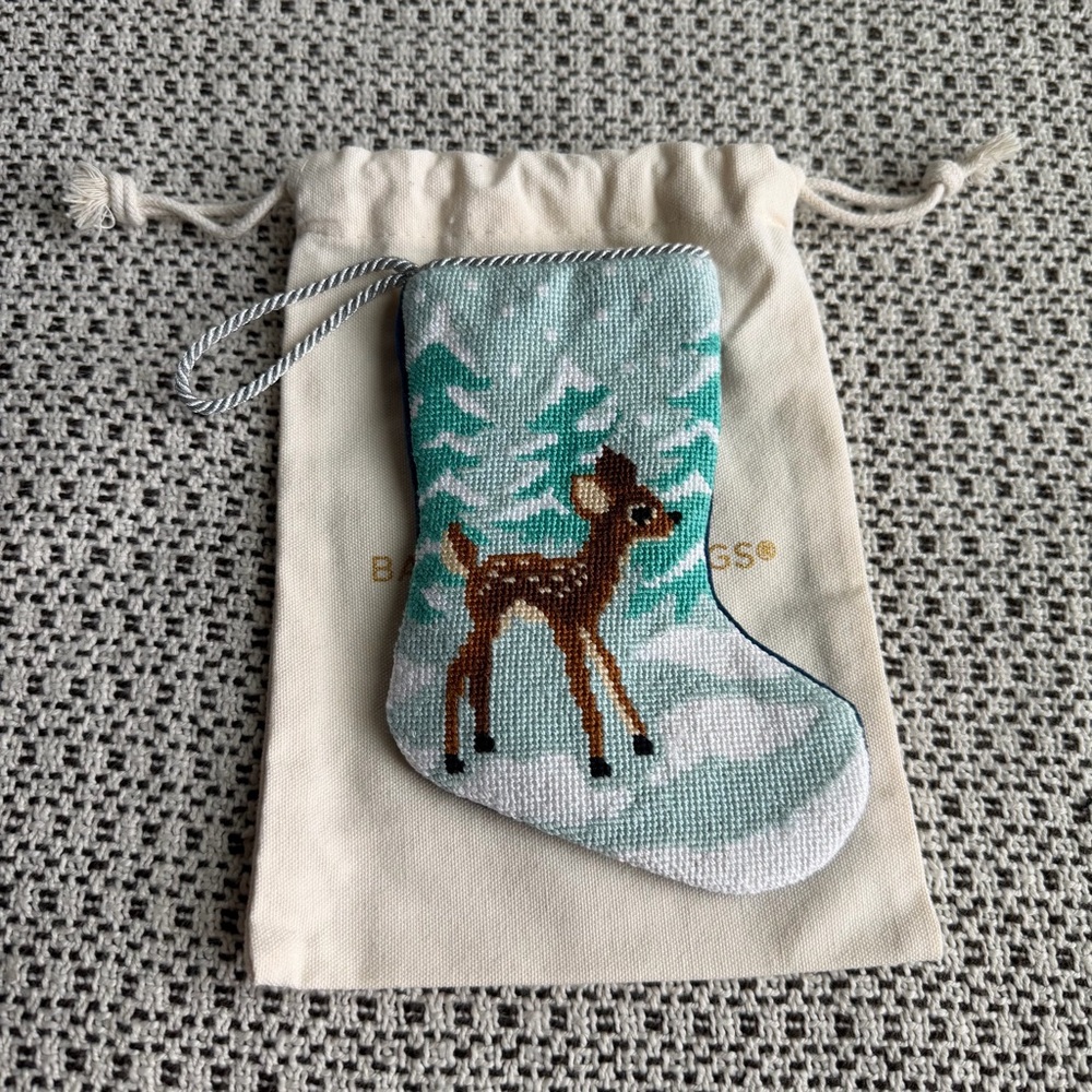 Bauble Stockings Festive Fawn